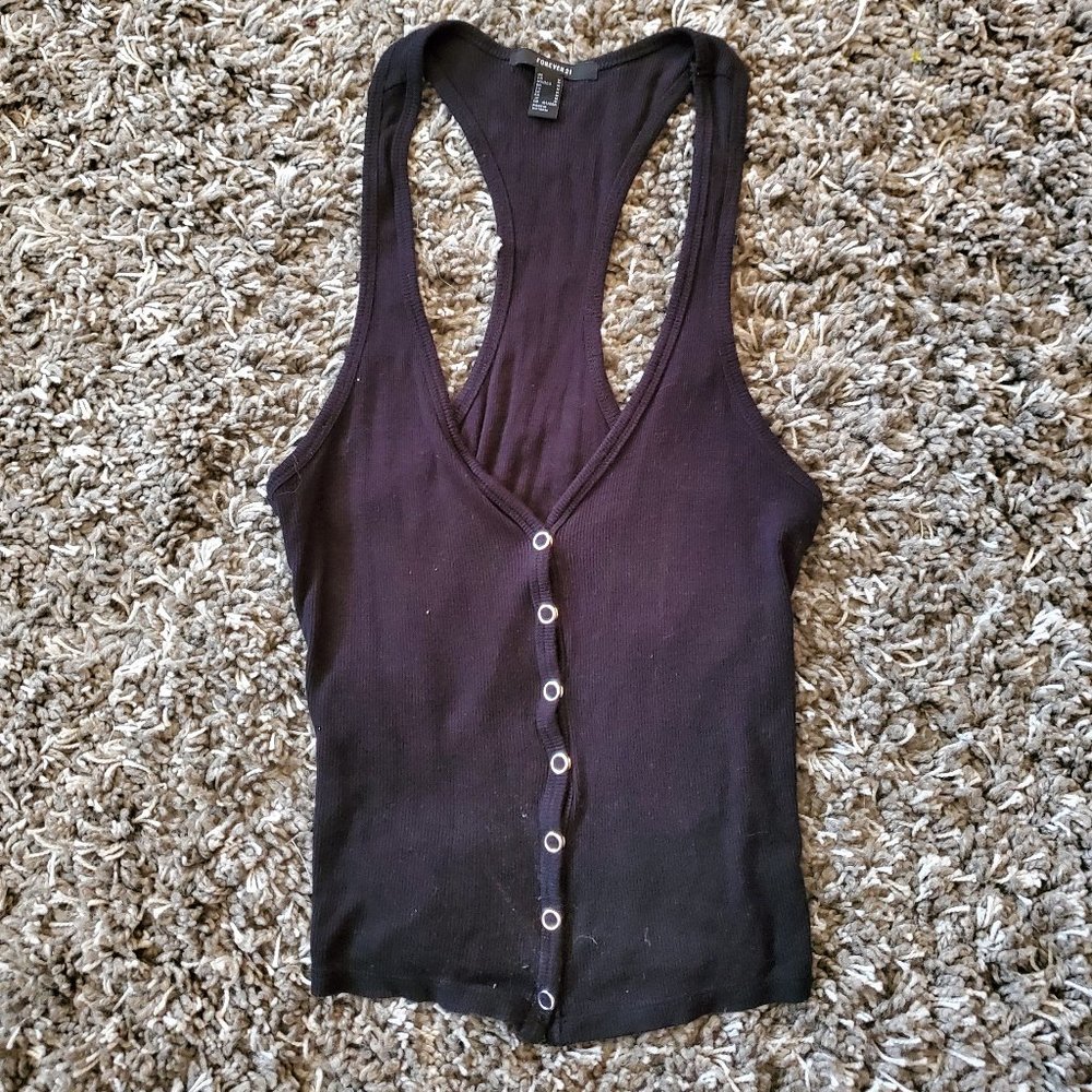 Forever 21 Black Tank Top